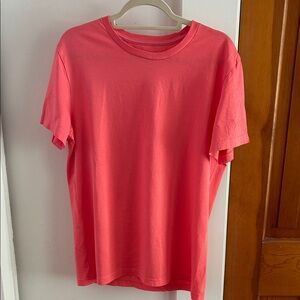 Mack Weldon Vibrant Coral Short Sleeve Tee
